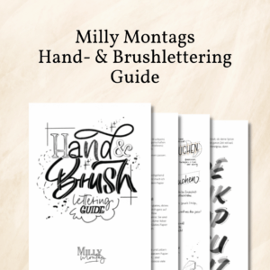 Hand- und Brushlettering Guide Vorschau