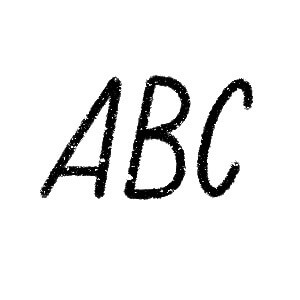 kursiv ABC