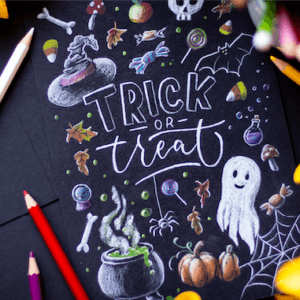 Trick or Treat Lettering